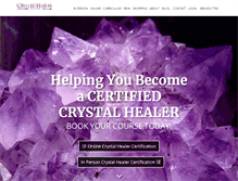 Tablet Screenshot of crystalhealer.org